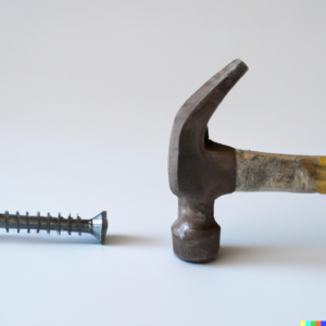 Dall·e 2023-05-17 11.47.56 - A Foto Of A Hammer And A Big Screw Lying On A White Table With White Background 5 Dall·e 2023 05 17 11.47.56 A Foto Of A Hammer And A Big Screw Lying On A White Table With White Background