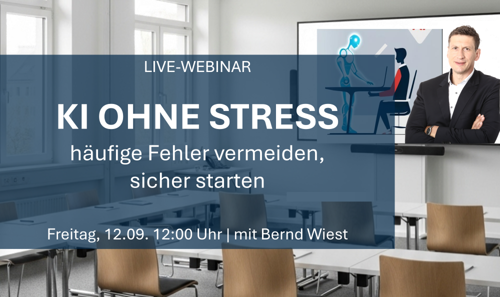 Webinar: KI ohne Stress