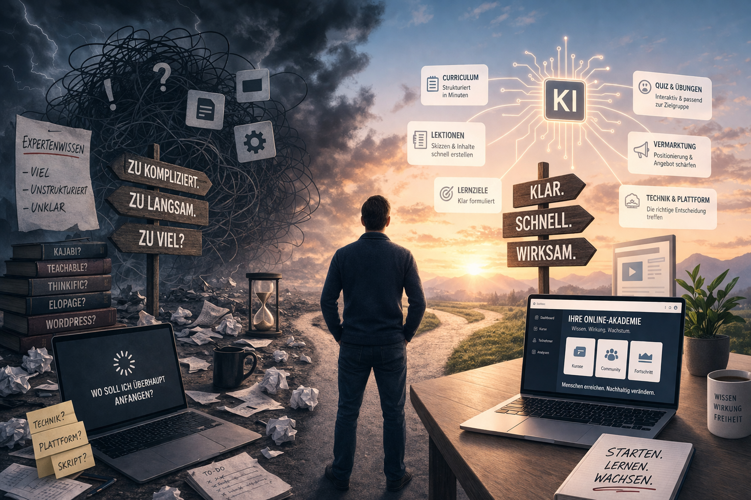 Online Akademie aufbauen